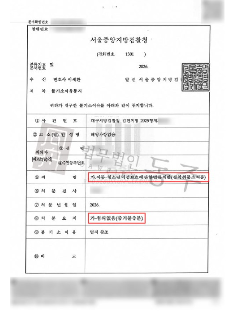 디지털성범죄 성공사례 성범죄 성공사례 판결문
